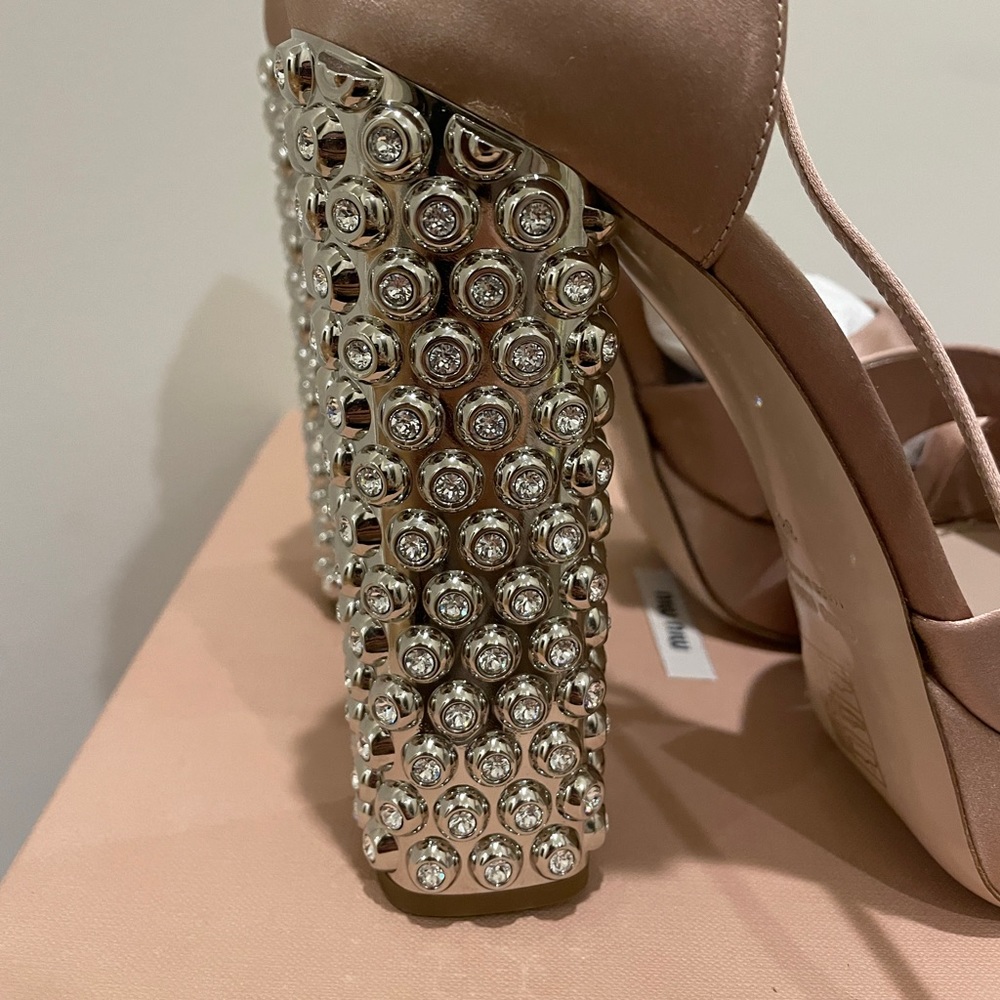Miu Miu Satin Platform - image 3
